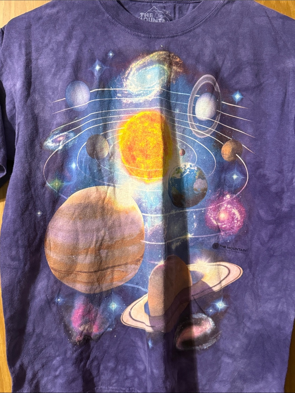 The Mountain Kids' XL Purple Solar System Graphic Tee